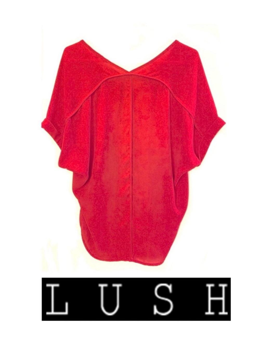 LUSH (Nordstrom’s) Red Hi-Lo Blouse